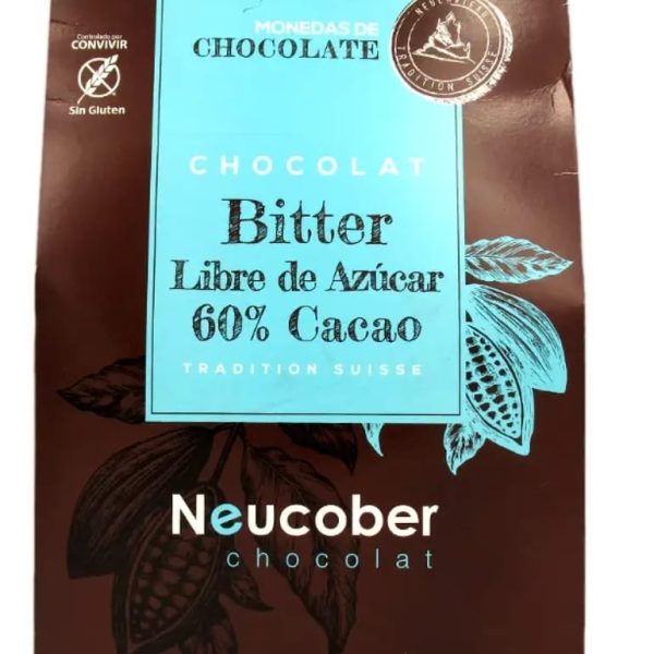 Chocolate 60% cacao sin azúcar NEUCOBER -kilo-